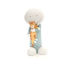 Perfect Pals by Doug Hyde - Cold Cast Porcelain sized 4x8 inches. Available from Whitewall Galleries